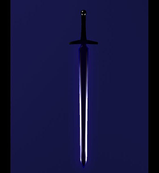 sword dark spark 3d model - Dark Spark by Landroov
